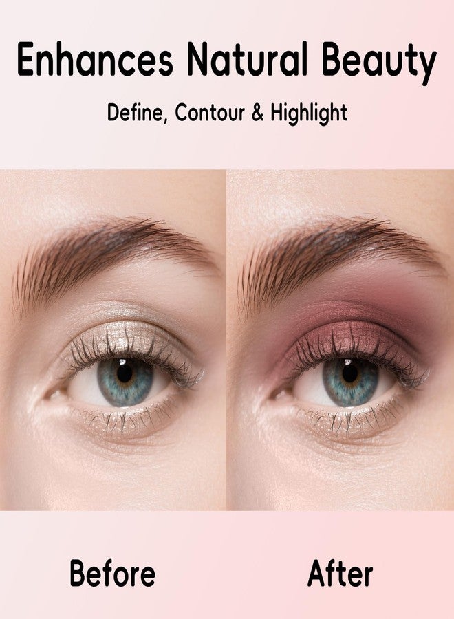 Creaglam Eyeshadow Stick 3Pcs Set, Waterproof & Crease-Proof, Easy Blendable Makeup Pencil for Beginners, Color Includes Matte Dusty Pink & Shimmer Peach & Fenugreek, 1.9g Each Stick - Image 4